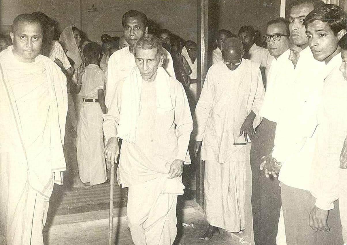 Swami Vireshwarananda at Kishanpur Dehradun Ramakrishna Ashrama