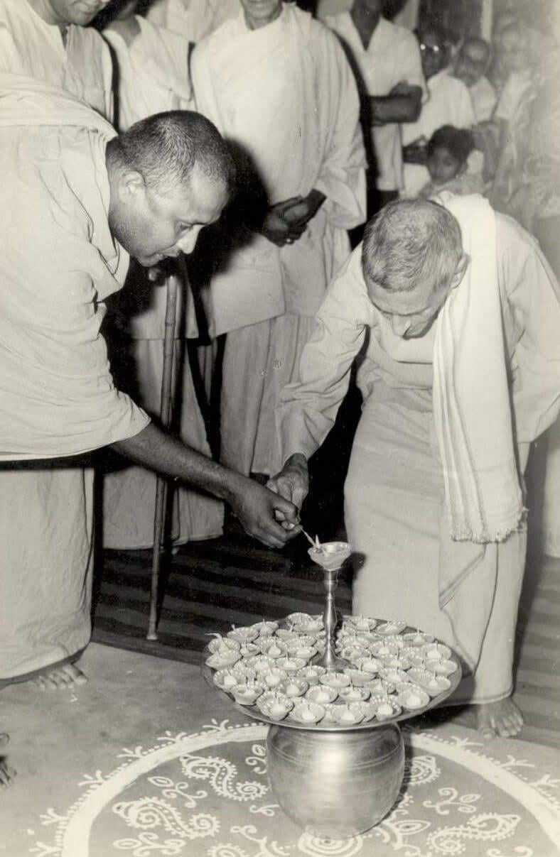 Swami Vireshwarananda at Kishanpur Dehradun Ramakrishna Ashrama